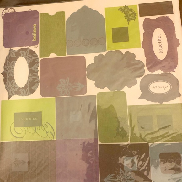 12x12 & 11x8&1/2 heavy weight crafting paper kit. - Picture 5 of 8